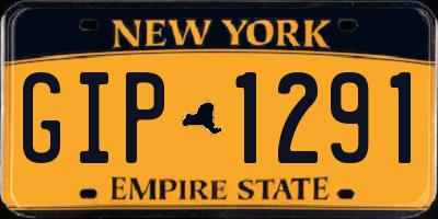 NY license plate GIP1291