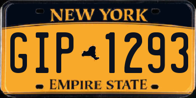 NY license plate GIP1293