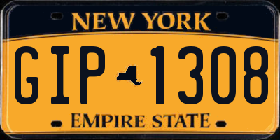 NY license plate GIP1308