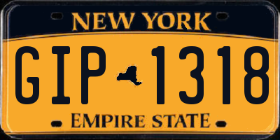 NY license plate GIP1318