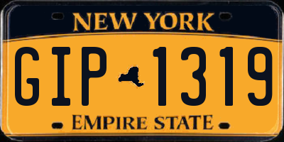NY license plate GIP1319