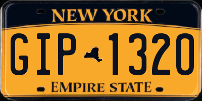 NY license plate GIP1320