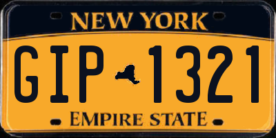 NY license plate GIP1321