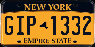 NY license plate GIP1332