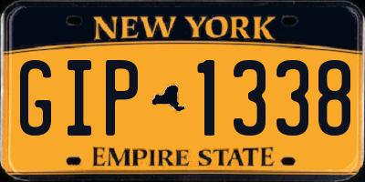 NY license plate GIP1338