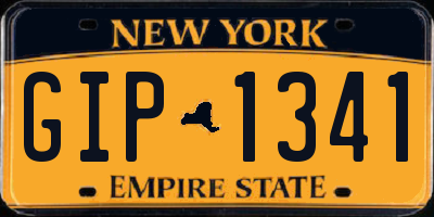 NY license plate GIP1341