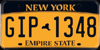 NY license plate GIP1348