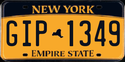 NY license plate GIP1349