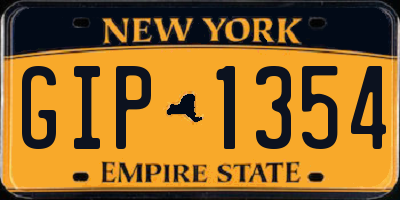 NY license plate GIP1354