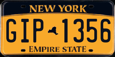NY license plate GIP1356