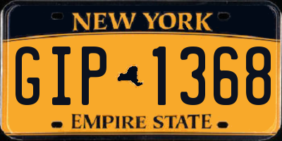 NY license plate GIP1368