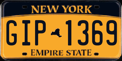 NY license plate GIP1369