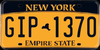 NY license plate GIP1370