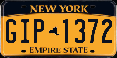 NY license plate GIP1372