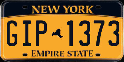 NY license plate GIP1373