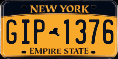 NY license plate GIP1376