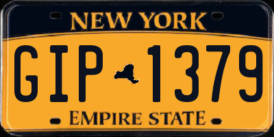 NY license plate GIP1379