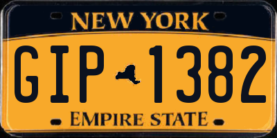 NY license plate GIP1382