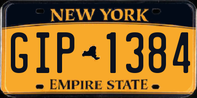 NY license plate GIP1384