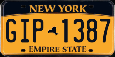 NY license plate GIP1387