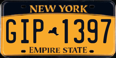 NY license plate GIP1397
