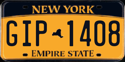 NY license plate GIP1408