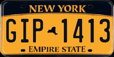 NY license plate GIP1413