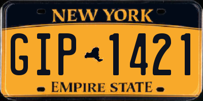 NY license plate GIP1421