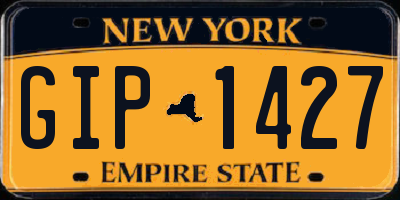NY license plate GIP1427