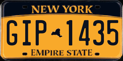 NY license plate GIP1435