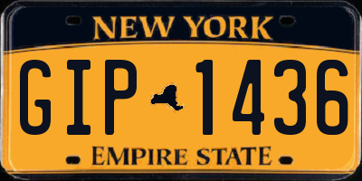 NY license plate GIP1436