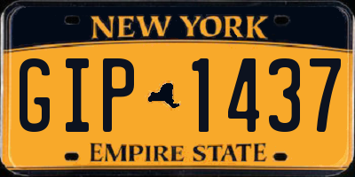 NY license plate GIP1437