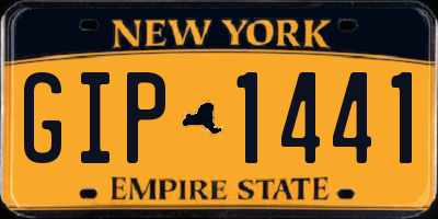 NY license plate GIP1441