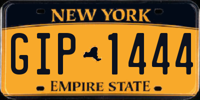 NY license plate GIP1444