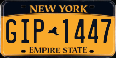 NY license plate GIP1447