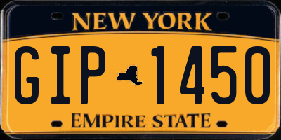 NY license plate GIP1450