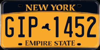 NY license plate GIP1452