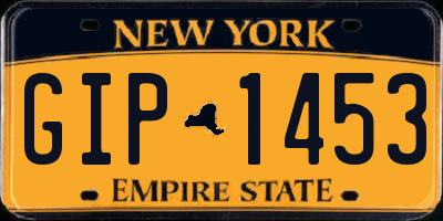 NY license plate GIP1453