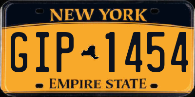 NY license plate GIP1454