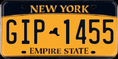 NY license plate GIP1455