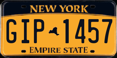 NY license plate GIP1457