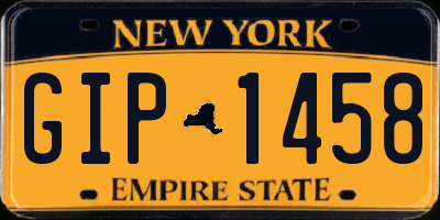 NY license plate GIP1458
