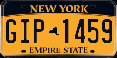 NY license plate GIP1459
