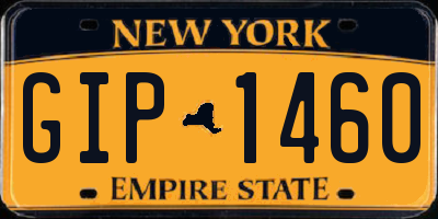 NY license plate GIP1460