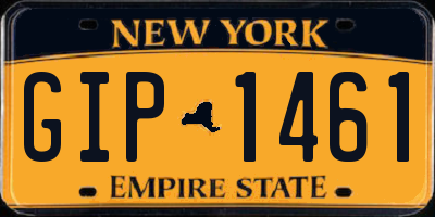 NY license plate GIP1461