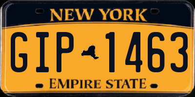 NY license plate GIP1463