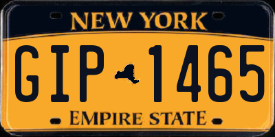 NY license plate GIP1465