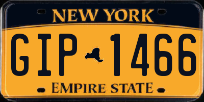 NY license plate GIP1466