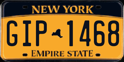 NY license plate GIP1468