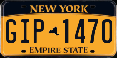 NY license plate GIP1470